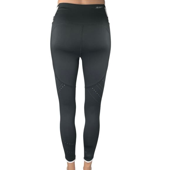 New Balance Q SPEED Shape Shield Black Skinny High Rise Workout Leggings Pants S - Picture 3 of 5